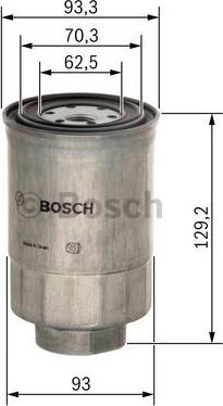 BOSCH 1 457 434 438 - Palivový filter parts5.com