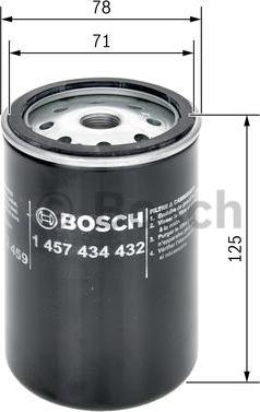 BOSCH 1 457 434 432 - Polttoainesuodatin parts5.com