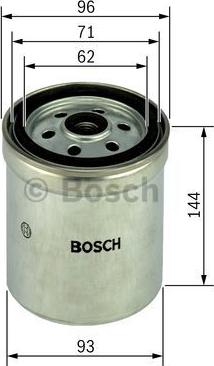 BOSCH 1 457 434 421 - Filtro combustible parts5.com