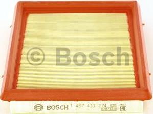 BOSCH 1 457 433 274 - Φίλτρο αέρα parts5.com