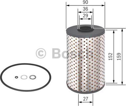 BOSCH 1 457 429 123 - Масляный фильтр parts5.com