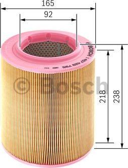 BOSCH 1 457 429 795 - Vzduchový filter parts5.com