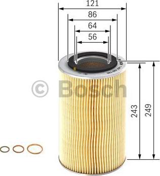 BOSCH 1 457 429 740 - Filtro de aceite parts5.com