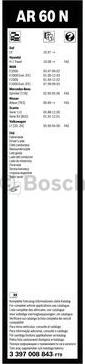 BOSCH 3 397 008 843 - Μάκτρο καθαριστήρα parts5.com