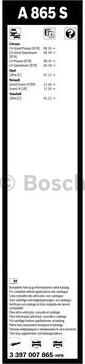 BOSCH 3 397 007 865 - Перо на чистачка parts5.com