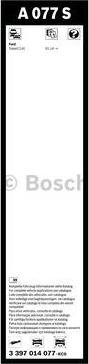 BOSCH 3 397 014 077 - Balai d'essuie-glace parts5.com