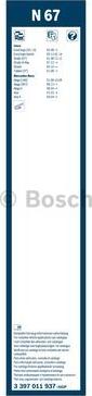 BOSCH 3 397 011 937 - Wiper Blade parts5.com