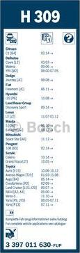 BOSCH 3 397 011 630 - Wischblatt parts5.com