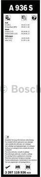 BOSCH 3 397 118 936 - Щетка стеклоочистителя parts5.com