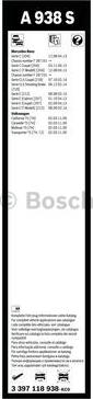 BOSCH 3 397 118 938 - Wiper Blade parts5.com