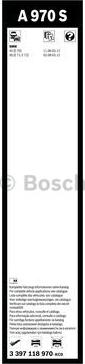 BOSCH 3 397 118 970 - Silecek süpürgesi parts5.com