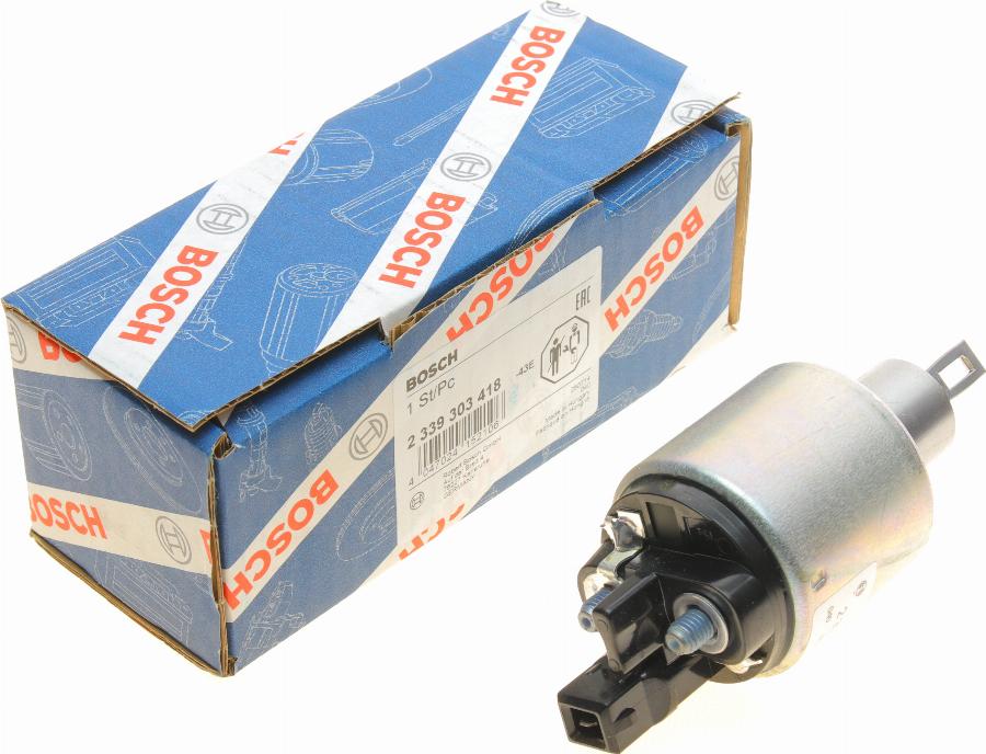 BOSCH 2 339 303 418 - Solenoid, electromotor parts5.com