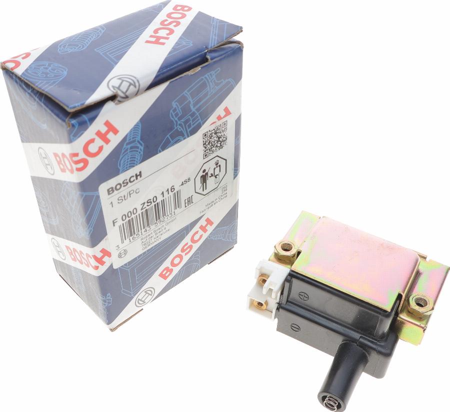 BOSCH F 000 ZS0 116 - Bobina de encendido parts5.com