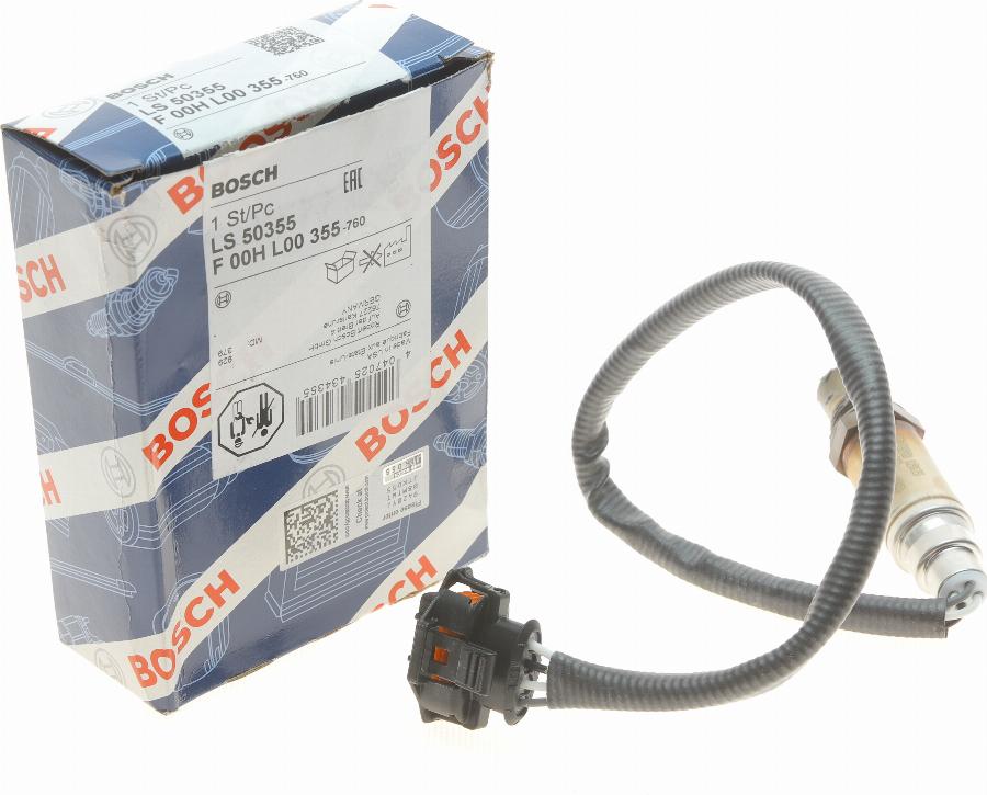 BOSCH F 00H L00 355 - Lambda sonda parts5.com