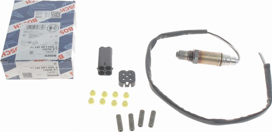 BOSCH F 00H L00 351 - Lambda sonda parts5.com