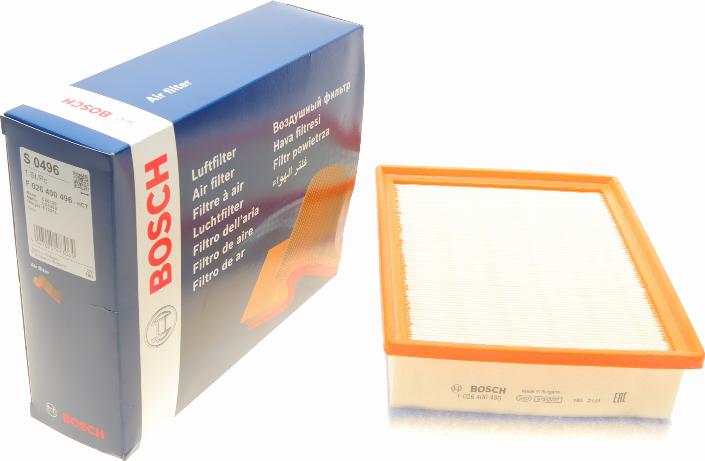 BOSCH F 026 400 496 - Air Filter parts5.com