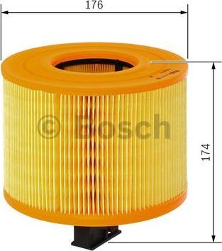 BOSCH F 026 400 029 - Filtro de aire parts5.com