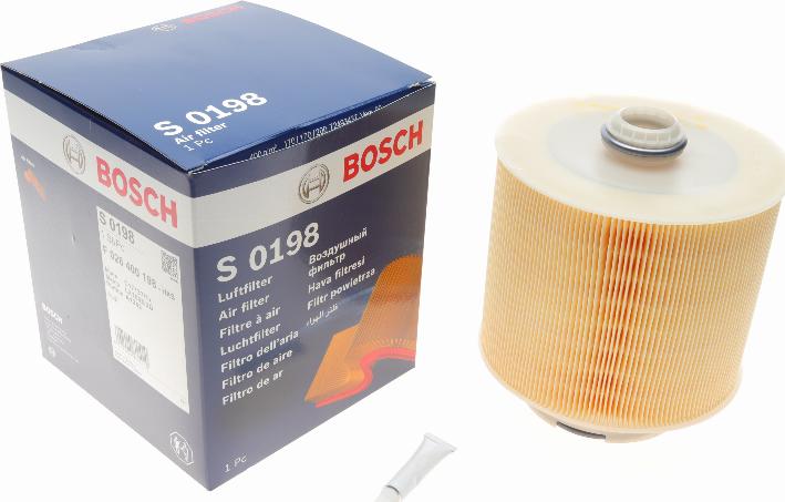 BOSCH F 026 400 198 - Filtru aer parts5.com