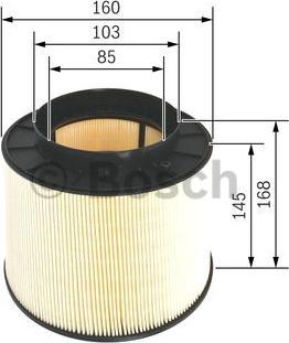 BOSCH F 026 400 394 - Filtro de aire parts5.com