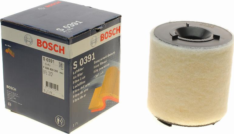 BOSCH F 026 400 391 - Въздушен филтър parts5.com