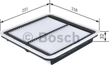 BOSCH F 026 400 206 - Filtro de aire parts5.com