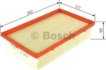 BOSCH F 026 400 287 - Filtru aer parts5.com