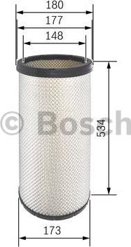 BOSCH F 026 400 278 - Filter dopunskog vazduha parts5.com