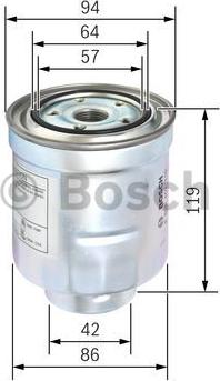 BOSCH F 026 402 110 - Filtar za gorivo parts5.com