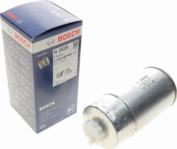 BOSCH F 026 402 826 - Filtru combustibil parts5.com