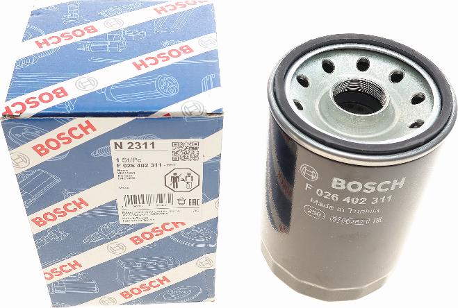 BOSCH F 026 402 311 - Filtru combustibil parts5.com