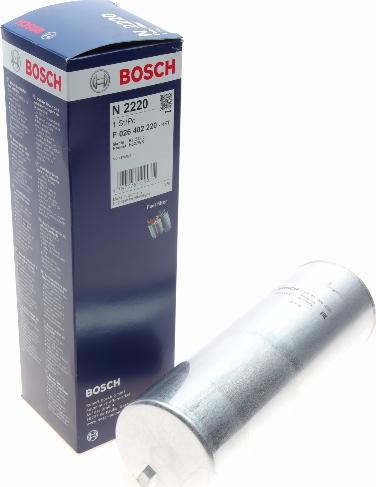 BOSCH F 026 402 220 - Filtr paliwa parts5.com