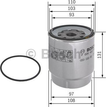 BOSCH F 026 402 794 - Filtru combustibil parts5.com