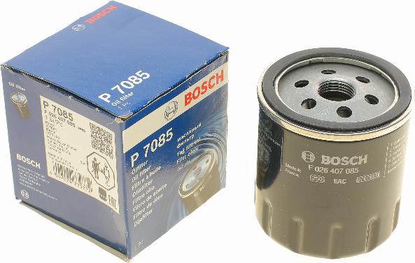 BOSCH F 026 407 085 - Oil Filter parts5.com