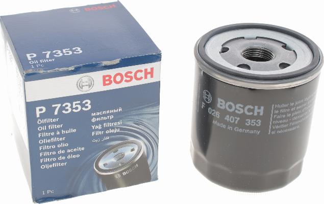 BOSCH F 026 407 353 - Маслен филтър parts5.com