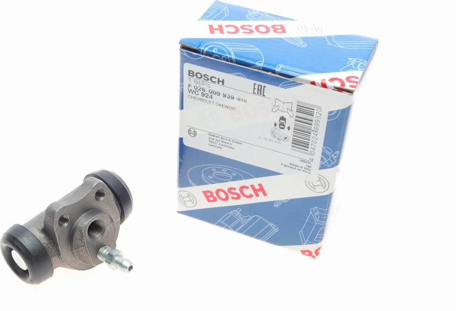 BOSCH F 026 009 939 - Cilindro de freno de rueda parts5.com