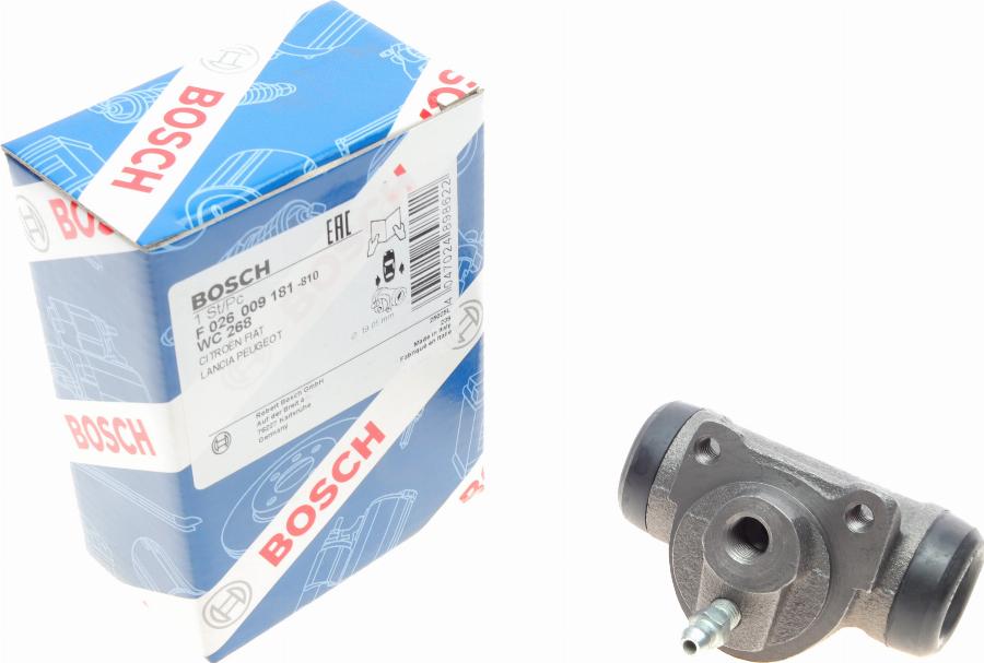 BOSCH F 026 009 181 - Válec kolové brzdy parts5.com