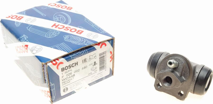 BOSCH F 026 002 480 - Спирачно цилиндърче на колелото parts5.com