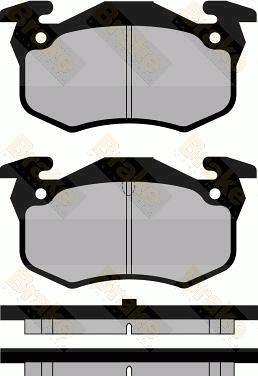 HITEC H 350 - Brake Pad Set, disc brake parts5.com