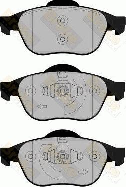 Samko 5SP864A - Set placute frana,frana disc parts5.com