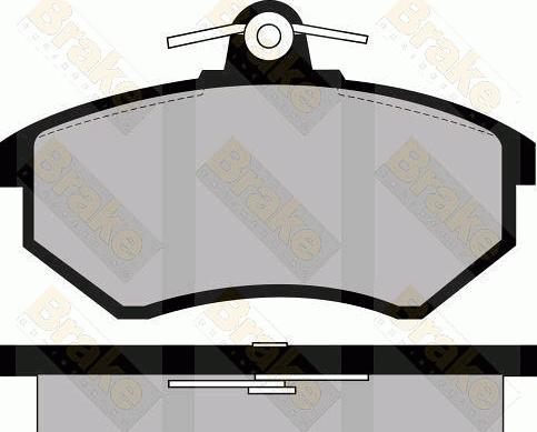 VAG 1H0 698 151 - Sada brzdových destiček, kotoučová brzda parts5.com