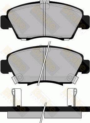 TRW GDB3212YO - Fékbetétkészlet, tárcsafék parts5.com