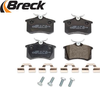 Breck 20961 10 704 00 - Fren balata seti, diskli fren parts5.com