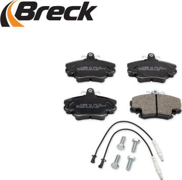 Breck 21463 00 702 10 - Σετ τακάκια, δισκόφρενα parts5.com