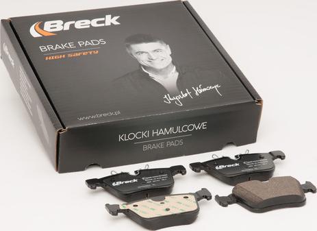 Breck 22141 00 554 00 - Σετ τακάκια, δισκόφρενα parts5.com