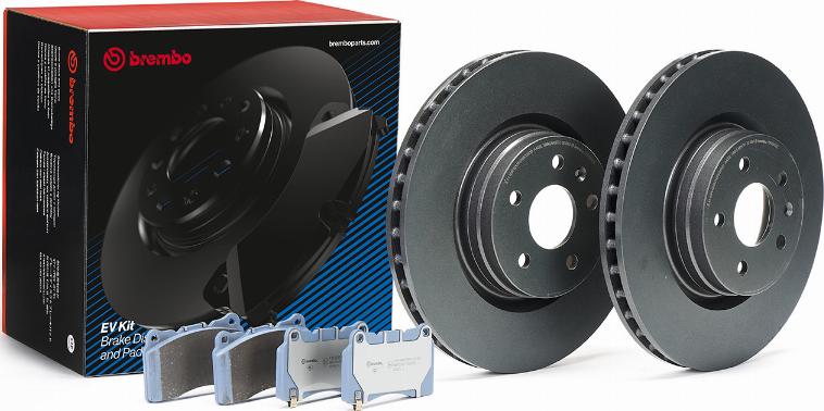 Brembo KT 08 021 - Kit frenos, freno de disco parts5.com