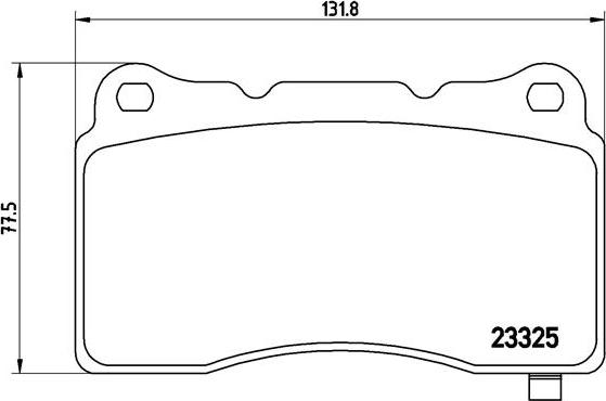 Brembo P 59 079 - Juego de pastillas de freno parts5.com