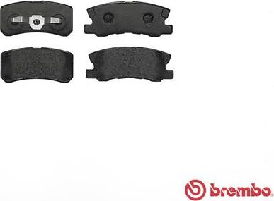 Brembo P 54 031 - Комплект спирачно феродо, дискови спирачки parts5.com