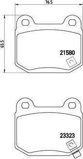 Brembo P 56 048 - Juego de pastillas de freno parts5.com