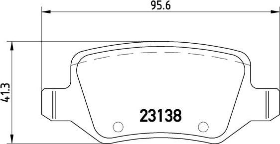 Brembo P 50 090 - Brake Pad Set, disc brake parts5.com