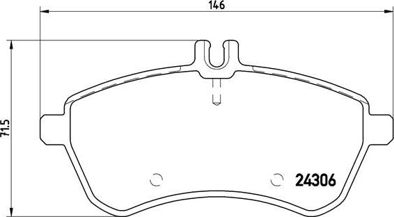 Brembo P 50 067 - Brake Pad Set, disc brake parts5.com